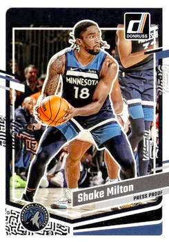 2023-24 Panini Donruss Basketball #150 Shake Milton