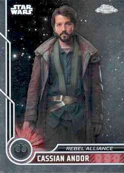 2023 Topps Chrome Star Wars #001 Diego Luna-Cassian Andor