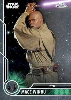 2023 Topps Chrome Star Wars #043 Samuel L Jackson-Mace Windu