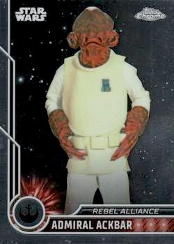 2023 Topps Chrome Star Wars #047 Tim Rose-Admiral Ackbar