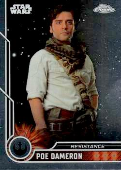 2023 Topps Chrome Star Wars #067 Oscar Isaac-Poe Dameron