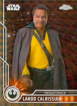 2023 Topps Chrome Star Wars #077 Black Wave Billy Dee Williams-Lando Calrissian