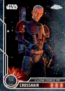 2023 Topps Chrome Star Wars #085 Dee Bradley Baker-Crosshair