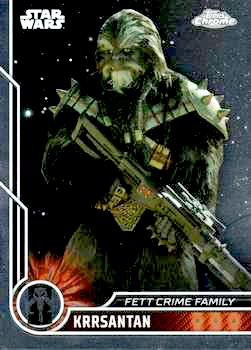 2023 Topps Chrome Star Wars #088 Carey Jones-Krrsantan