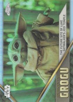 2023 Topps Chrome Star Wars #JG-17 Journey of Grogu The Future Site of Luke Skywalkers Jedi Temple