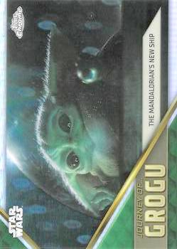 2023 Topps Chrome Star Wars #JG-20 Journey of Grogu The Mandalorians New Ship