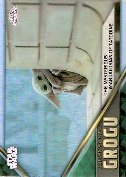 2023 Topps Chrome Star Wars #JG-9 Journey of Grogu The Mysterious Mandalorian of Tatooine