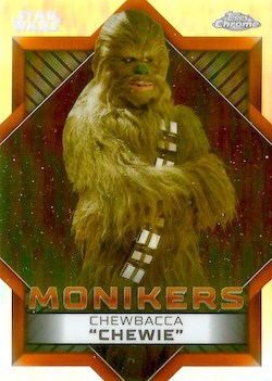 2023 Topps Chrome Star Wars #M4 Monikers Chewbacca