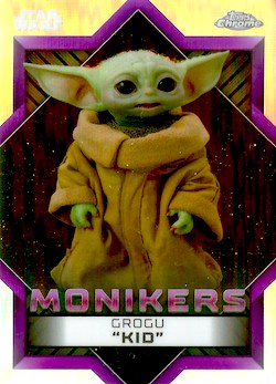 2023 Topps Chrome Star Wars #M7 Monikers Grogu