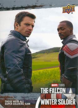 2023 Upper Deck Marvel The Falcon and The Winter Soldier #19 Those Were All Super Soldiers Sam