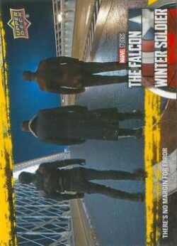 2023 Upper Deck Marvel The Falcon and The Winter Soldier #29 Yellow There Is No Margin For Error