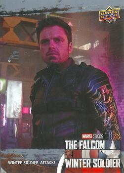 2023 Upper Deck Marvel The Falcon and The Winter Soldier #32 Winter Soldier Attack