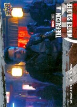 2023 Upper Deck Marvel The Falcon and The Winter Soldier #34 We Have A Real Problem Now