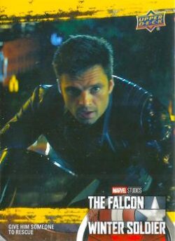 2023 Upper Deck Marvel The Falcon and The Winter Soldier #79 Yellow Give Him Someone to Rescue