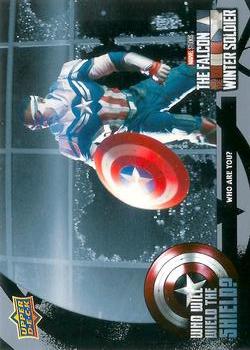 2023 Upper Deck Marvel The Falcon and The Winter Soldier #WWW-13 Who Will Wield The Shield Who Are You