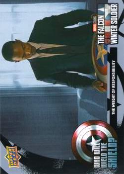 2023 Upper Deck Marvel The Falcon and The Winter Soldier #WWW-2 Who Will Wield The Shield The Weight of Responsibility