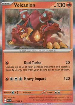 2023 Pokemon Scarlet and Violet-Paradox-Rift #PAR022-182 Volcanion