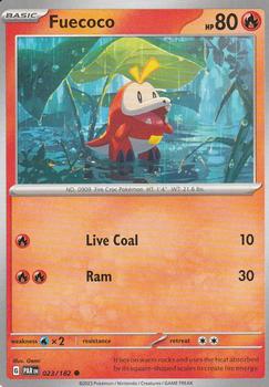 2023 Pokemon Scarlet and Violet-Paradox-Rift #PAR023-182 Fuecoco