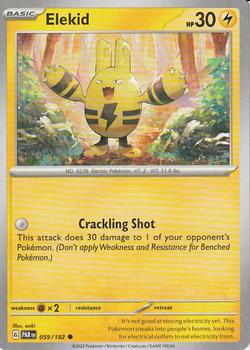 2023 Pokemon Scarlet and Violet-Paradox-Rift #PAR059-182 Elekid