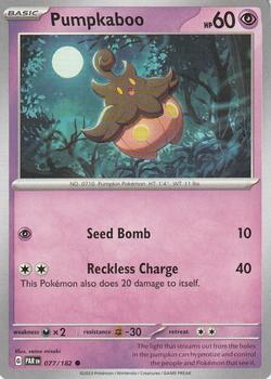 2023 Pokemon Scarlet and Violet-Paradox-Rift #PAR077-182 Pumpkaboo