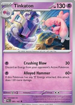 2023 Pokemon Scarlet and Violet-Paradox-Rift #PAR085-182 Tinkaton