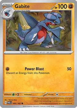 2023 Pokemon Scarlet and Violet-Paradox-Rift #PAR095-182 Gabite