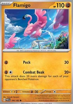 2023 Pokemon Scarlet and Violet-Paradox-Rift #PAR106-182 Flamigo