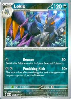 2023 Pokemon Scarlet and Violet-Paradox-Rift #PAR122-182 Reverse Holo Lokix