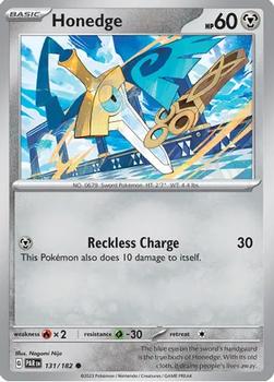 2023 Pokemon Scarlet and Violet-Paradox-Rift #PAR131-182 Honedge