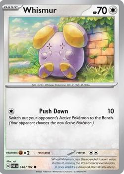 2023 Pokemon Scarlet and Violet-Paradox-Rift #PAR148-182 Whismur