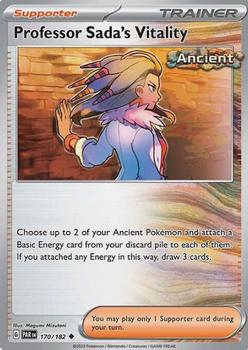 2023 Pokemon Scarlet and Violet-Paradox-Rift #PAR170-182 Professor Sadas Vitality