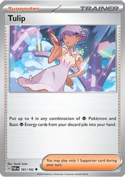 2023 Pokemon Scarlet and Violet-Paradox-Rift #PAR181-182 Tulip