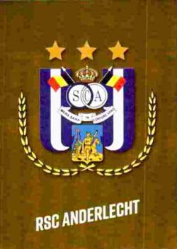 2023-24 Panini Belgium Pro League Stickers #001 Anderlecht Golden Badge