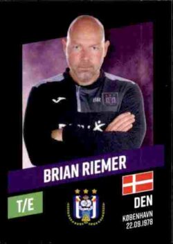 2023-24 Panini Belgium Pro League Stickers #002 Brian Riemer