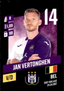 2023-24 Panini Belgium Pro League Stickers #004 Jan Vertonghen