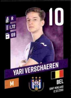 2023-24 Panini Belgium Pro League Stickers #015 Yari Verschaeren