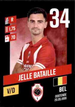 2023-24 Panini Belgium Pro League Stickers #025 Jelle Bataille