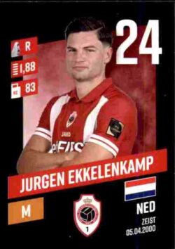 2023-24 Panini Belgium Pro League Stickers #031 Jurgen Ekkelenkamp