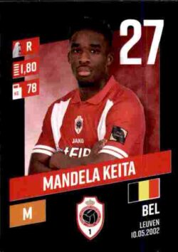 2023-24 Panini Belgium Pro League Stickers #032 Mandela Keita