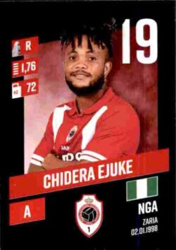 2023-24 Panini Belgium Pro League Stickers #038 Chidera Ejuka