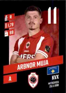 2023-24 Panini Belgium Pro League Stickers #039 Arbnor Muja