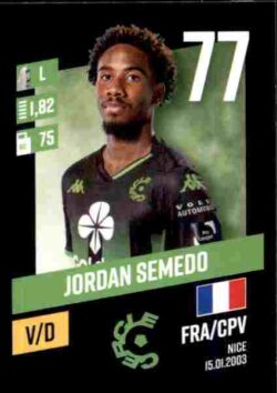 2023-24 Panini Belgium Pro League Stickers #046 Jordan Semedo