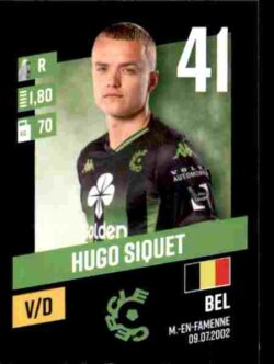 2023-24 Panini Belgium Pro League Stickers #047 Hugo Siquet