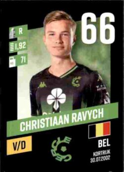 2023-24 Panini Belgium Pro League Stickers #048 Christiaan Ravych