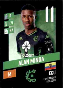 2023-24 Panini Belgium Pro League Stickers #051 Alan Minda