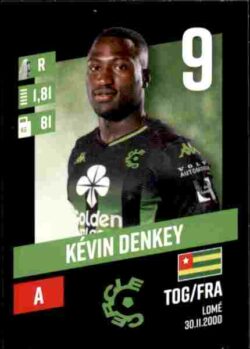 2023-24 Panini Belgium Pro League Stickers #057 Kévin Denkey