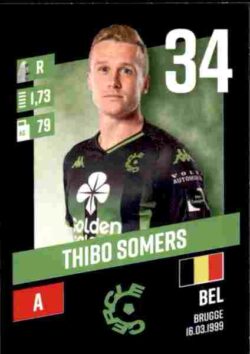 2023-24 Panini Belgium Pro League Stickers #059 Thibo Somers