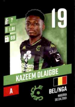 2023-24 Panini Belgium Pro League Stickers #060 Kazeem Olaigbe