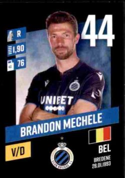 2023-24 Panini Belgium Pro League Stickers #064 Brandon Mechele