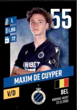 2023-24 Panini Belgium Pro League Stickers #066 Maxim De Cuyper